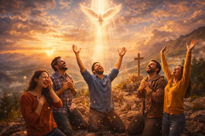 «فَإِنَّهُم مَعَ كَثْرَةِ الضِّيقَاتِ الَّتِي ٱمْتُحِنُوا بِهَا، فَاضَ فَرَحُهُمْ.»