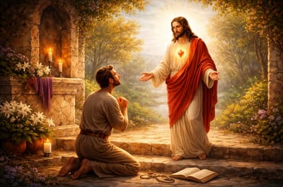 In deep repentance i meet you