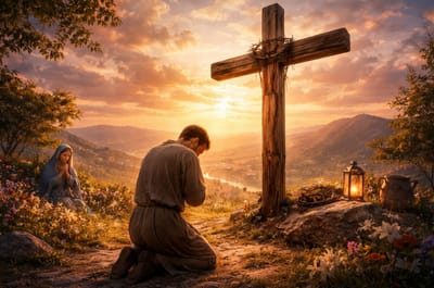 A Prayer of Silence Before the Mystery of the Cross