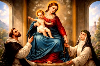 المسبحة الورديّة - أسرار المجد