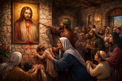 أعجوبة أيقونة المسيح في بيروت