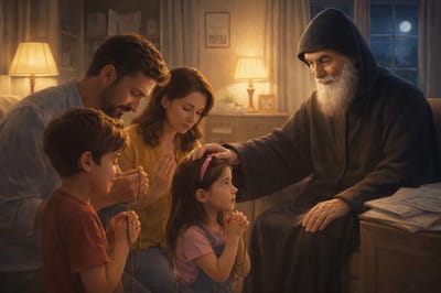 "إِشْفِ البابا !"… صَرخَة طِفلَة هَزَّت السَّمَاء - - أعجوبة جديدة : مار شربل بَينَ الأَولاد في البيت… والأعجُوبَة تَبدَأ !