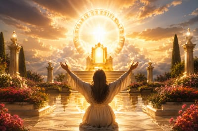 أَمامَ عَرشِ النِّعْمَة