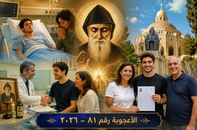 أعجوبة جديدة في تمّوز ٢٠٢٦ : مِن أُسترَالِيَا إِلَى عَنَّايَا... رِحلَةُ شُكْرٍ بَعْدَ شِفَاءٍ غَيْرِ مُتَوَقَّعٍ بشفاعة القدّيس شربل