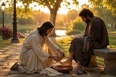 «هٰذِهِ هِيَ وَصِيَّتِي: أَنْ تُحِبُّوا بَعْضُكُمْ بَعْضًا كَمَا أَنَا أَحْبَبْتُكُمْ»