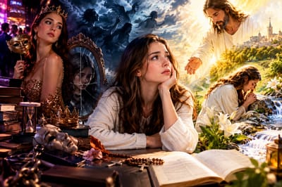 «وَيَعُودُ فَيَجِدُهُ خَالِيًا، مَكْنُوسًا، مُزَيَّنًا»