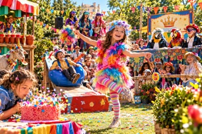 سَلمى ومهرجان العجائب المُضحِكَة