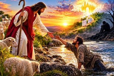 «تَأْتِي سَاعَةٌ، وَهِيَ الْآنَ، فِيهَا يَسْمَعُ الْأَمْوَاتُ صَوْتَ ابْنِ اللهِ، وَالَّذِينَ يَسْمَعُونَ يَحْيَوْنَ»
