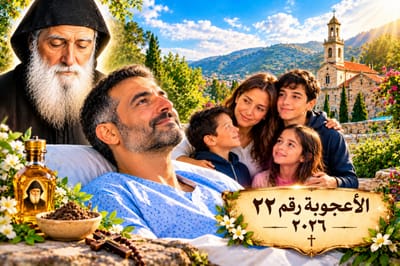 أعجوبة جديدة رقم "٢٢" : «ما تخاف... أنا شفيتلَّك البابا»... رسالة غيَّرت حياة عائلة بأكملها !