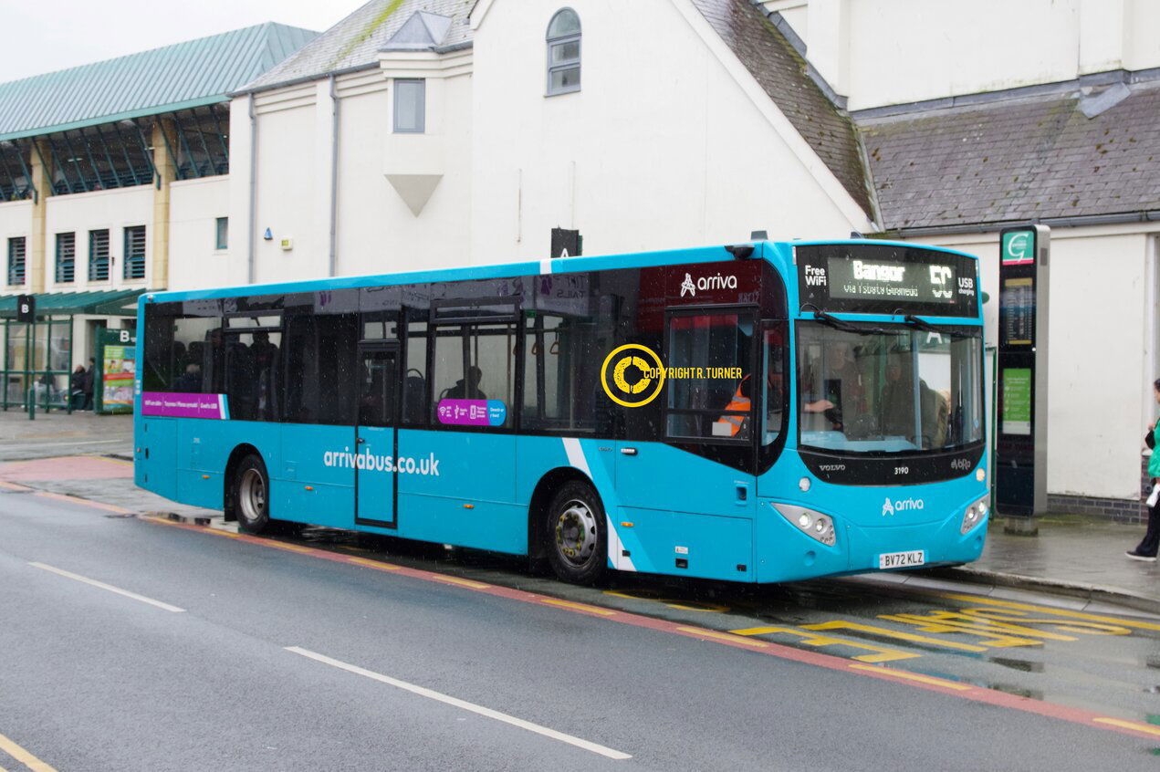 Arriva Buses Wales 3190 BV72 KLZ.