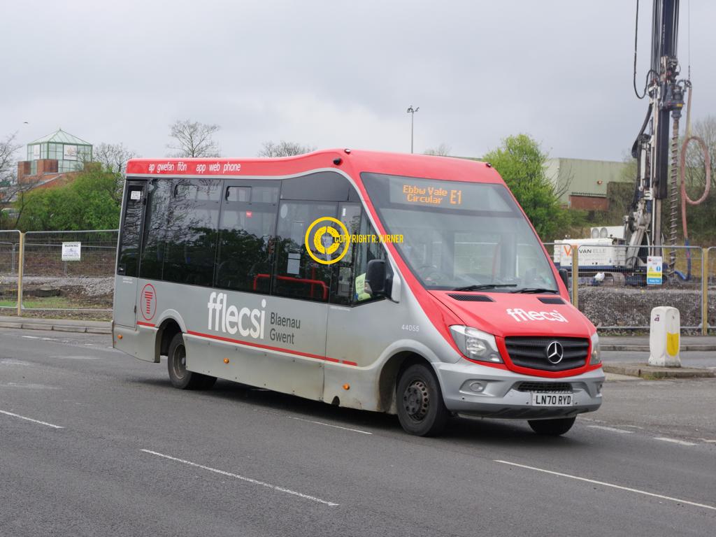 Stagecoach South Wales 44055 LN70 RYD.