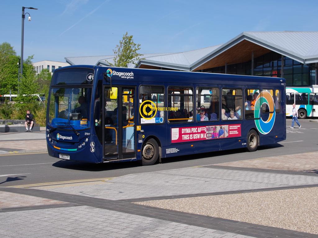 Stagecoach South Wales 37017 YX63 ZTP.
