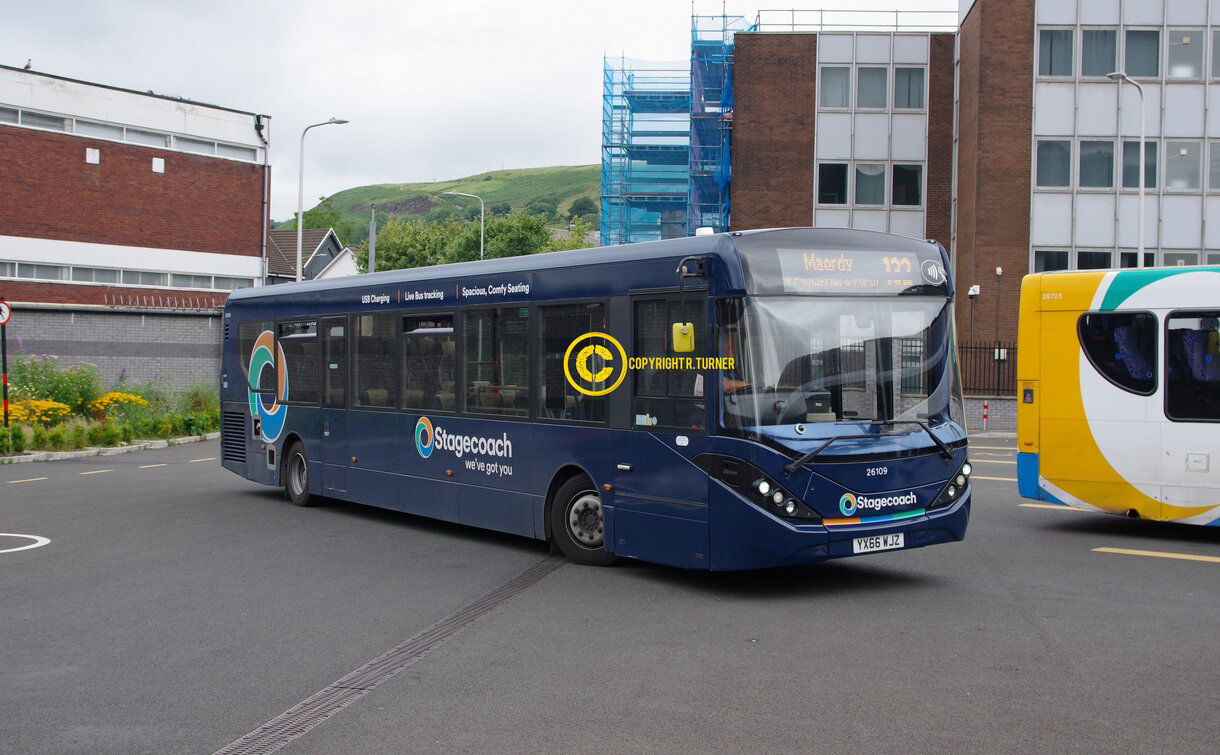 Stagecoach South Wales 26109 YX66 WJZ.