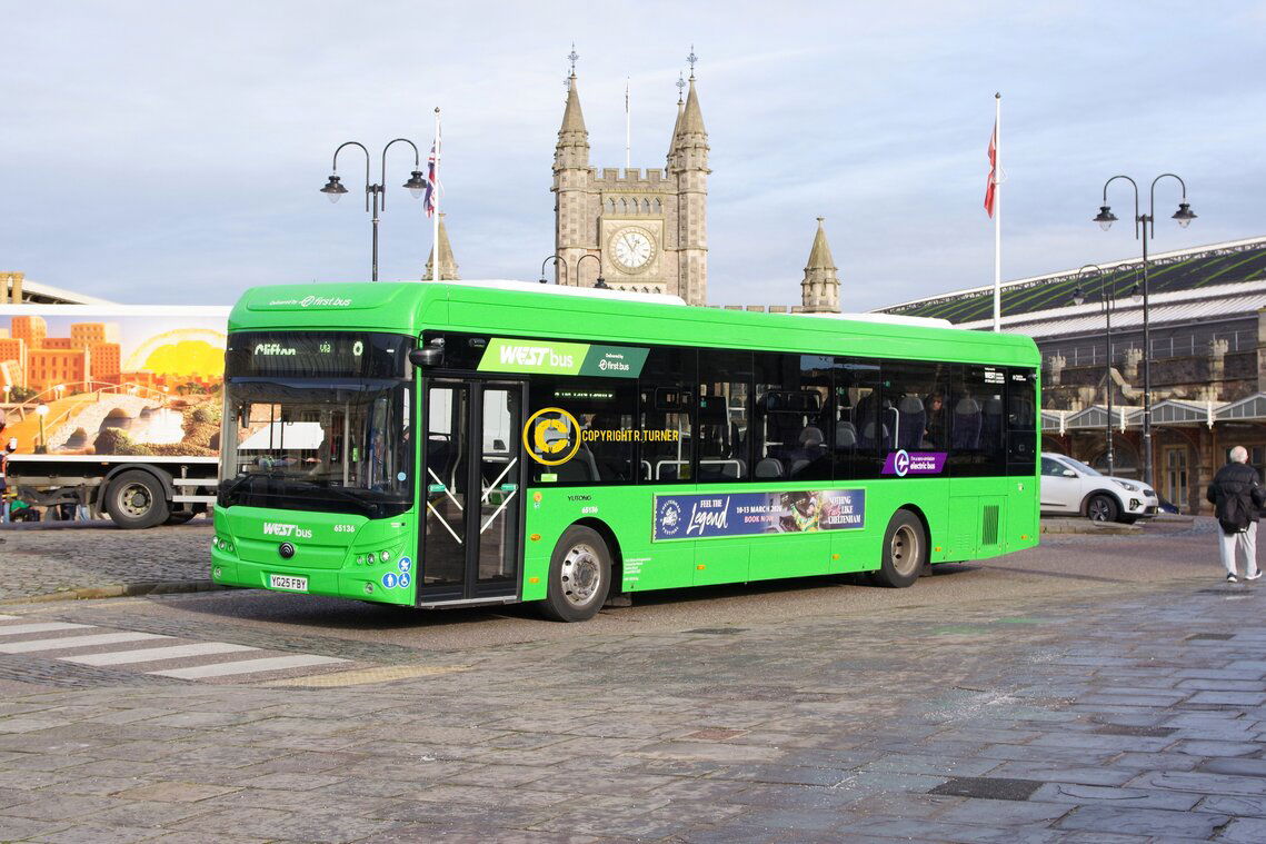 First West of England 65136 YG25 FBY.