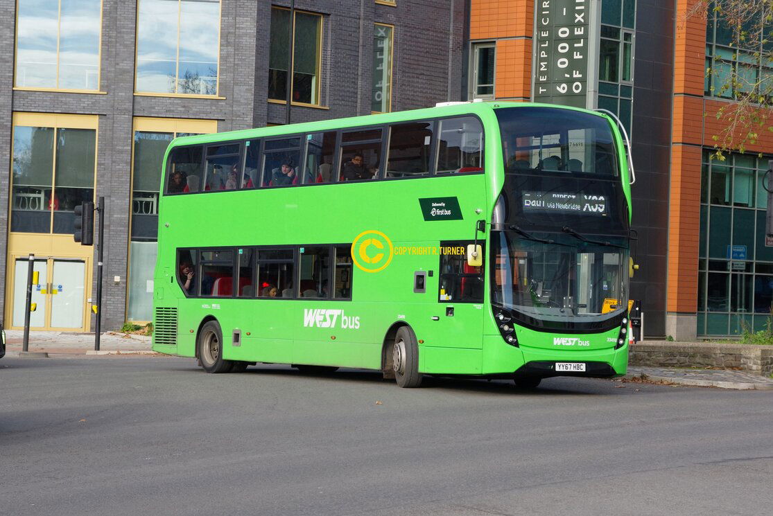First West of England 33498 YY67 HBC.