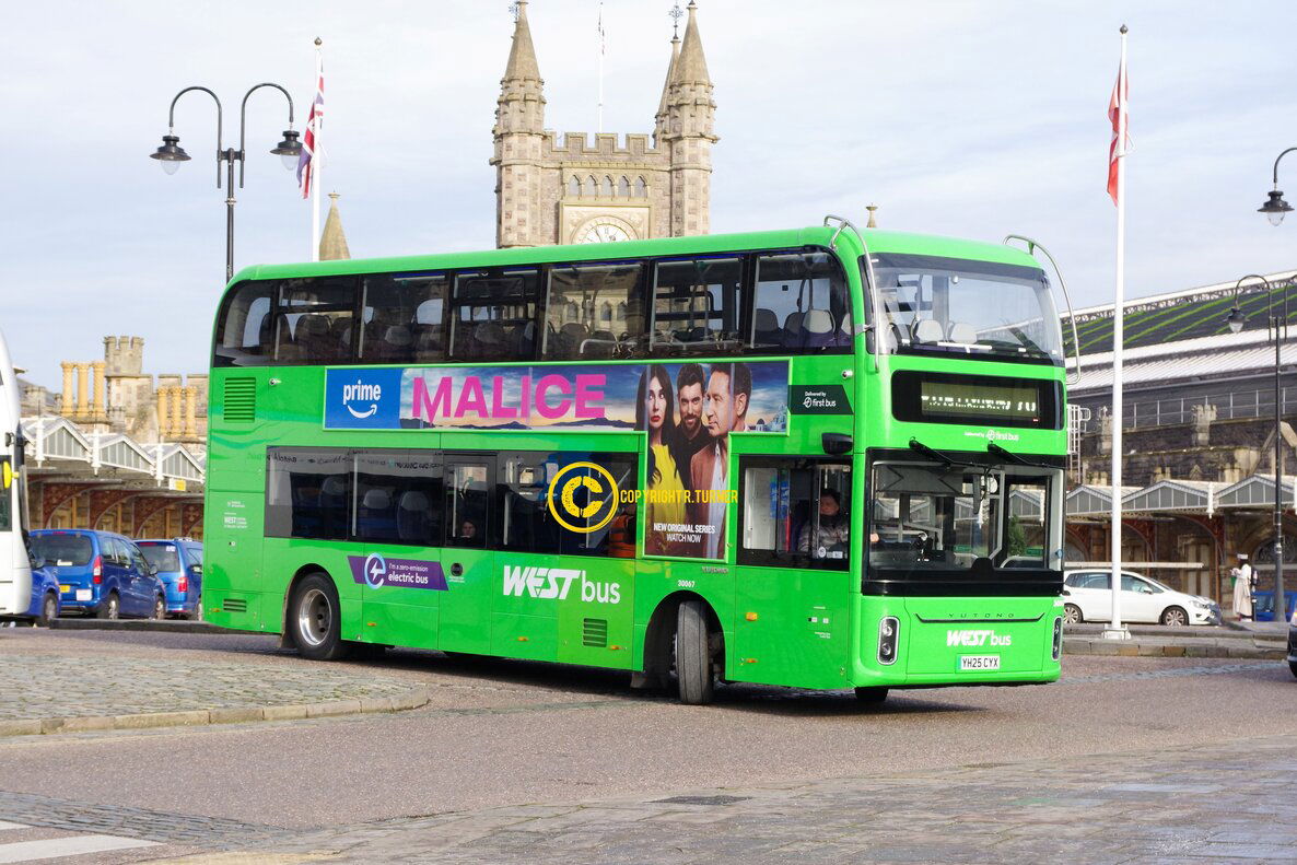 First West of England 30067 YH25 CYX.