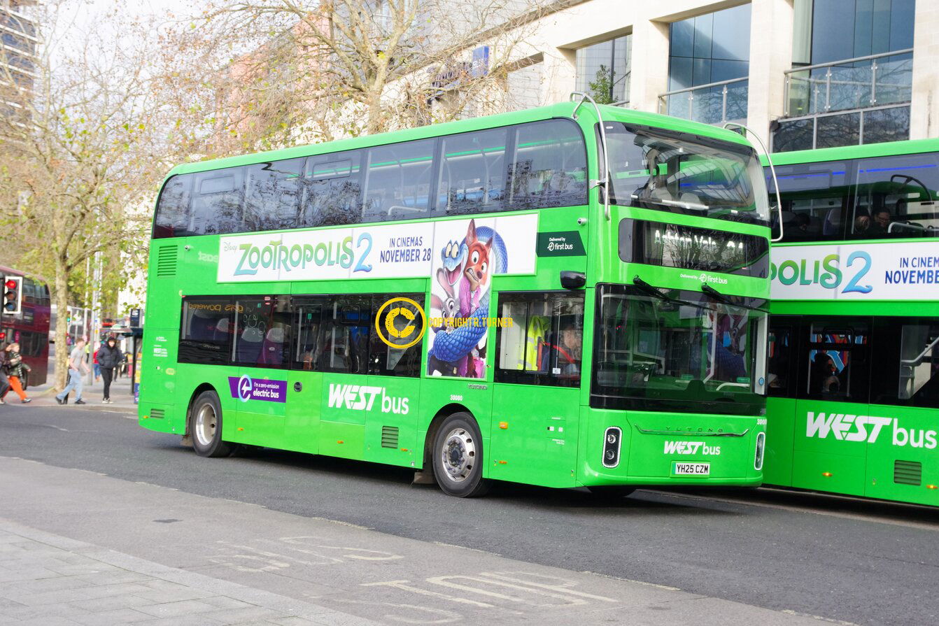 First West of England 30080 YH25 CZM.