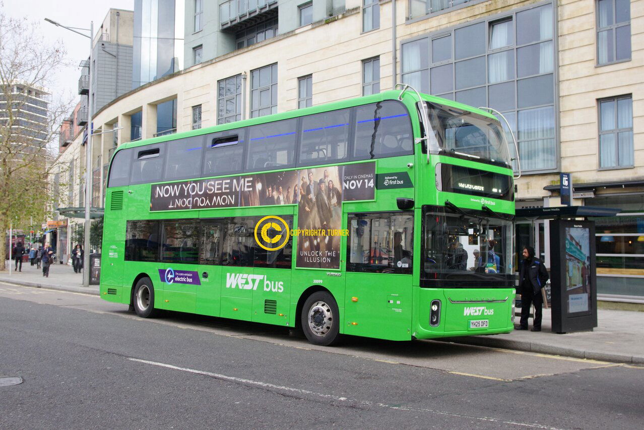 First West of England 30099 YH25 DFD.