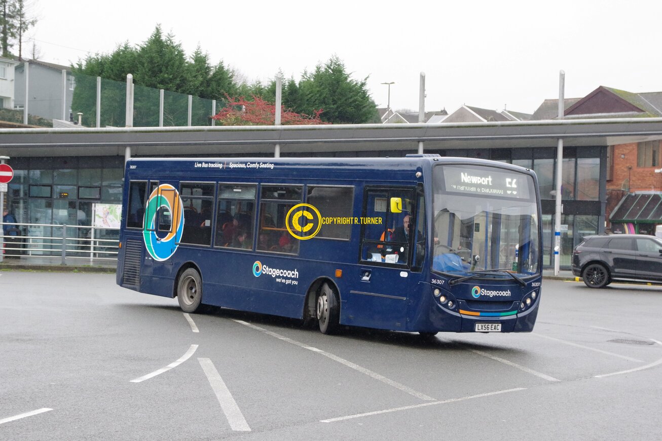 Stagecoach South Wales 36307 LX56 EAC.