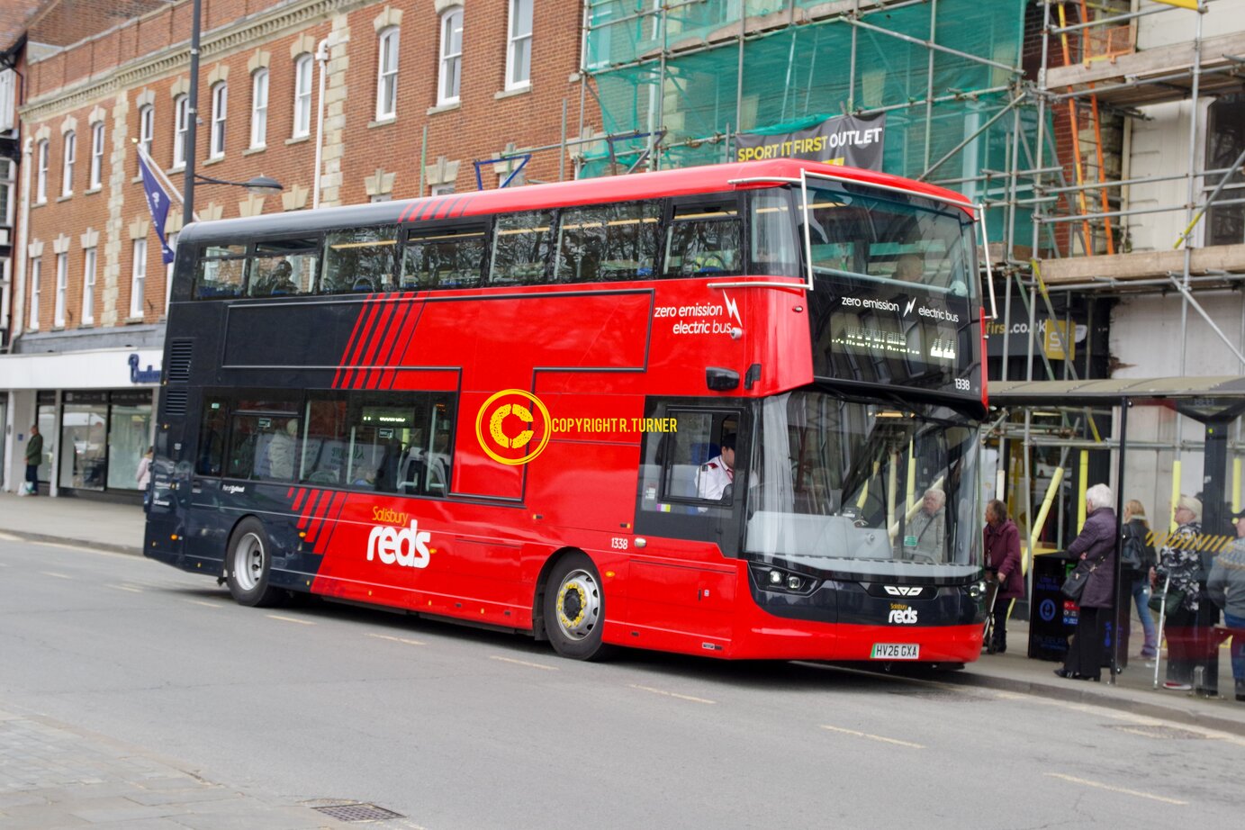 Salisbury Reds 1338 HV26 GXA.