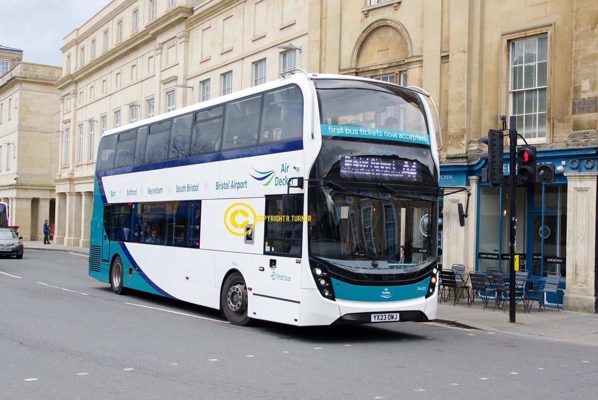 First West of England 34420 YX23 OWJ.