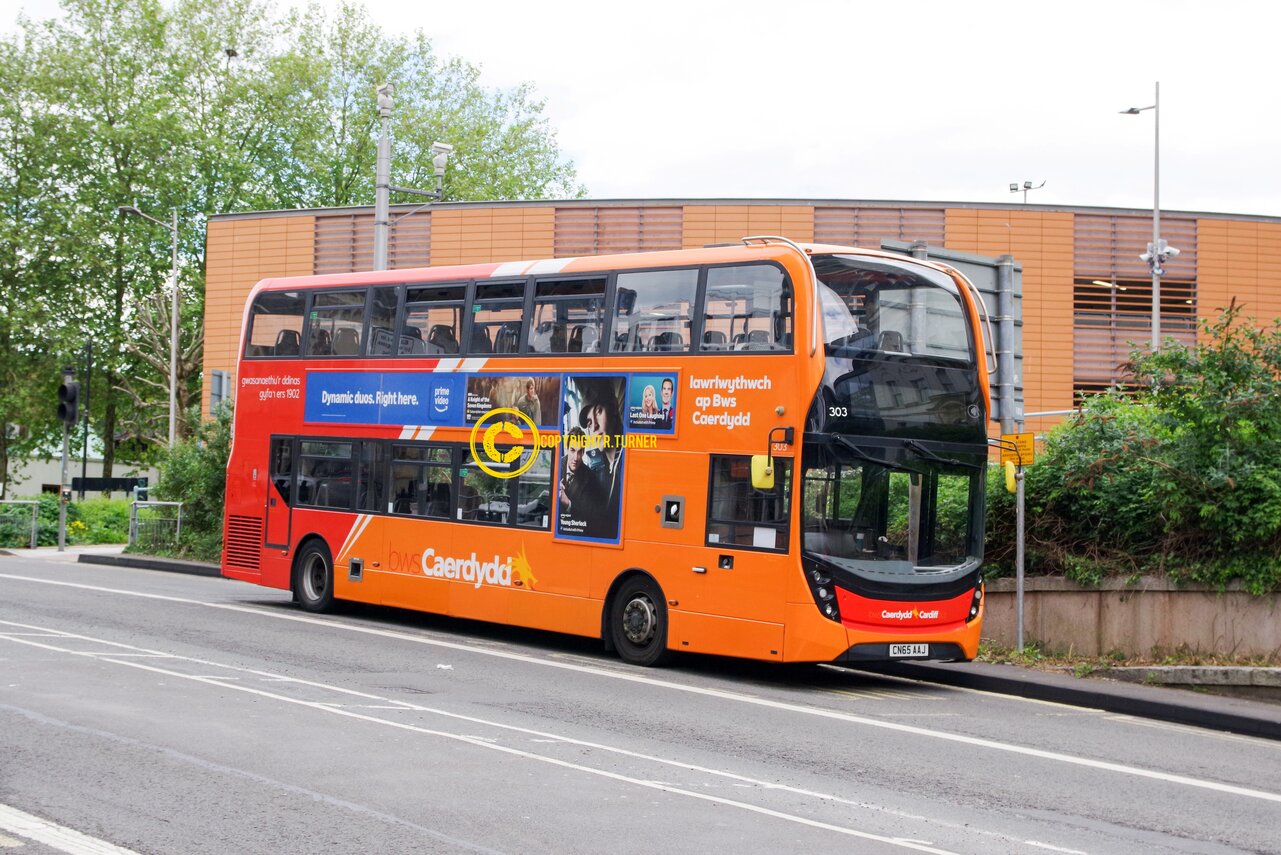 Cardiff Bus 303 CN65 AAJ.