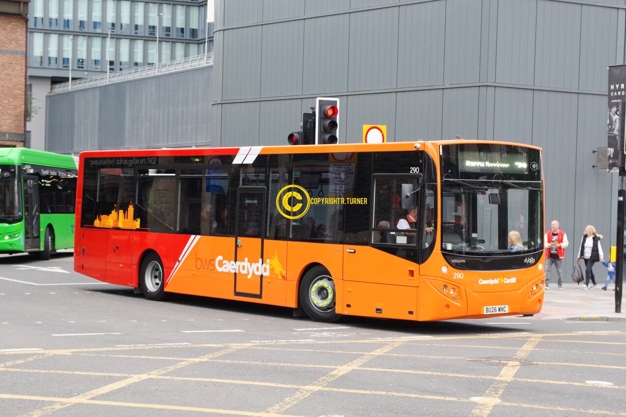 Cardiff Bus 290 BU26 WNC.