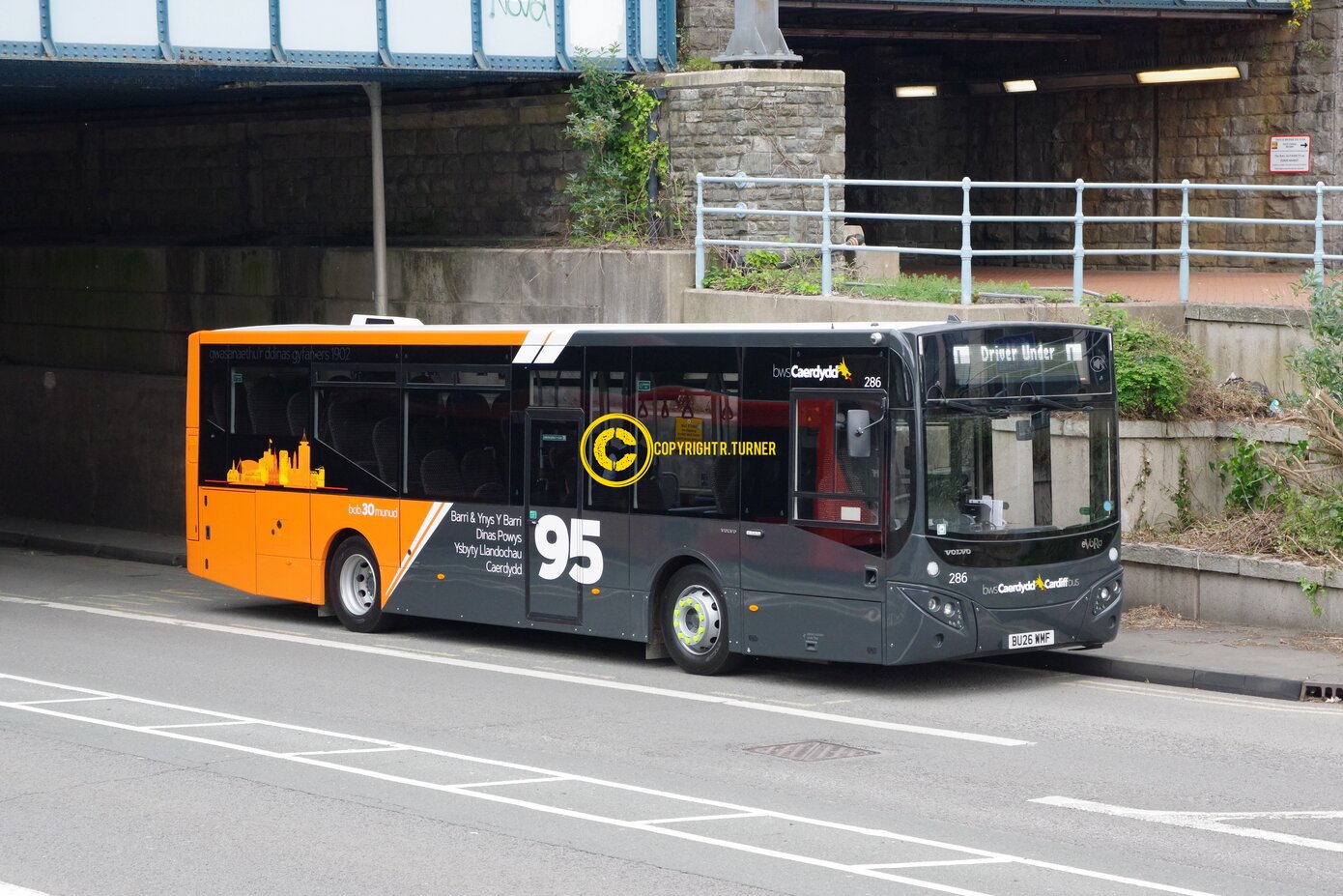 Cardiff Bus 286 BU26 WMF.