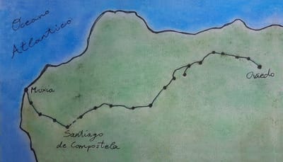 Camino Primitivo.... Camino hacia el Mar.... Camino al Mar