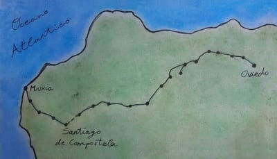 Camino Primitivo.... Camino hacia el Mar.... Camino al Mar