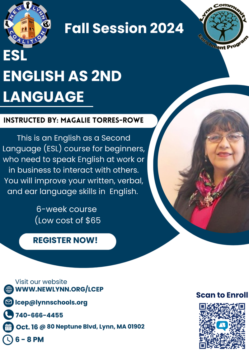 ESL- English As 2nd Language Course