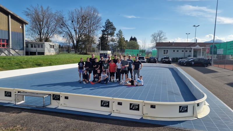 Aufbau Street Floorball Feld - Helfer gesucht