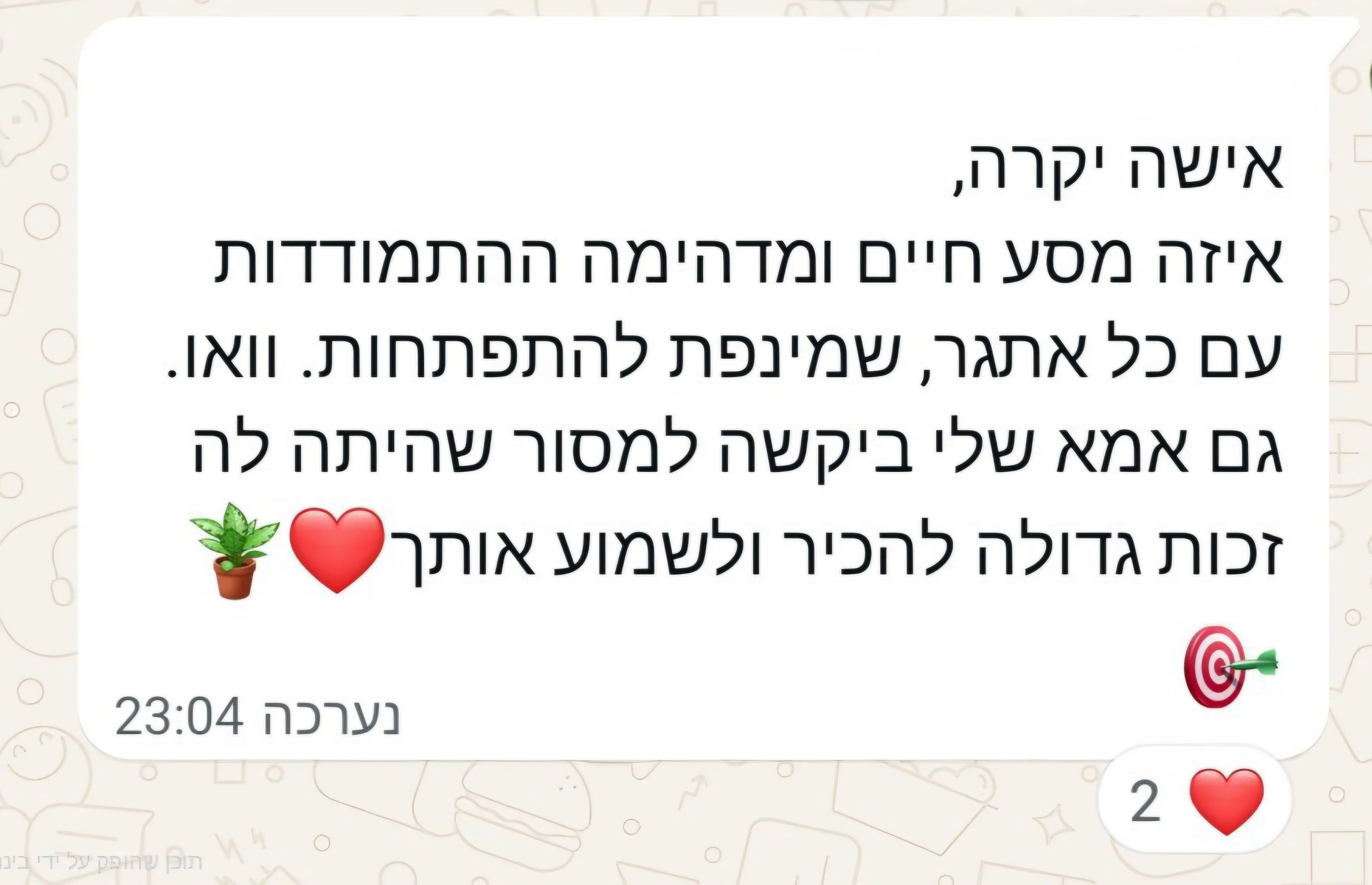 מופע יומן מסע - פידבק