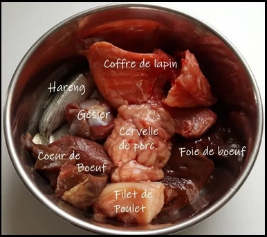 Les repas au cru