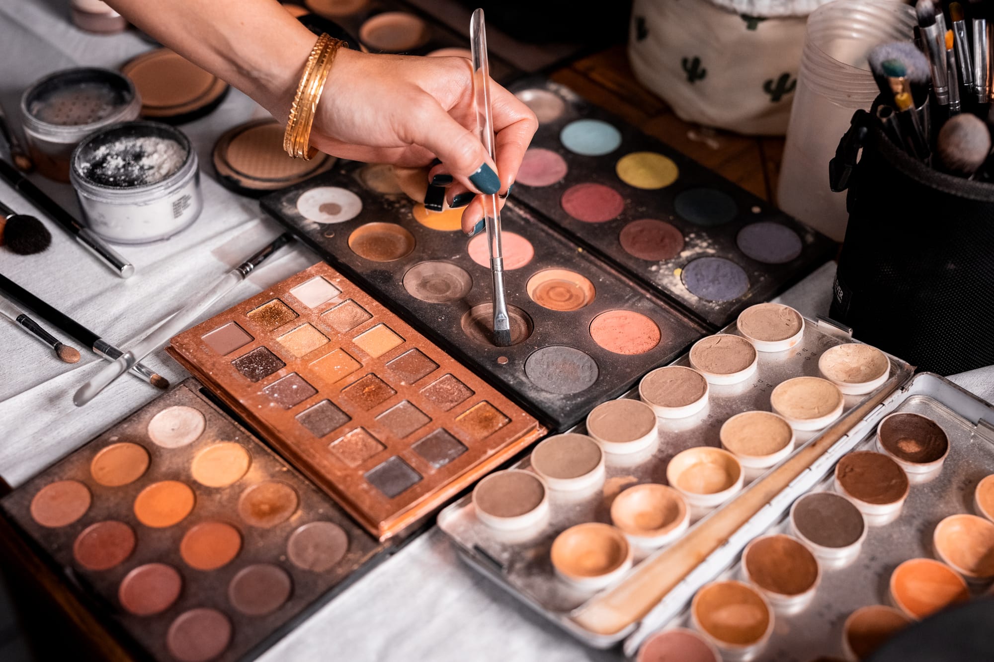 Palette de maquillage mariage