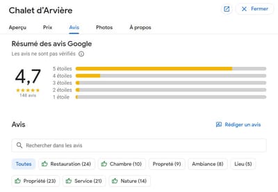 Avis Google