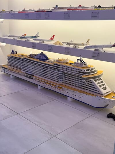 Παρουσίαση του μεγαλύτερου εκθέματος, «MSC SEASHORE»