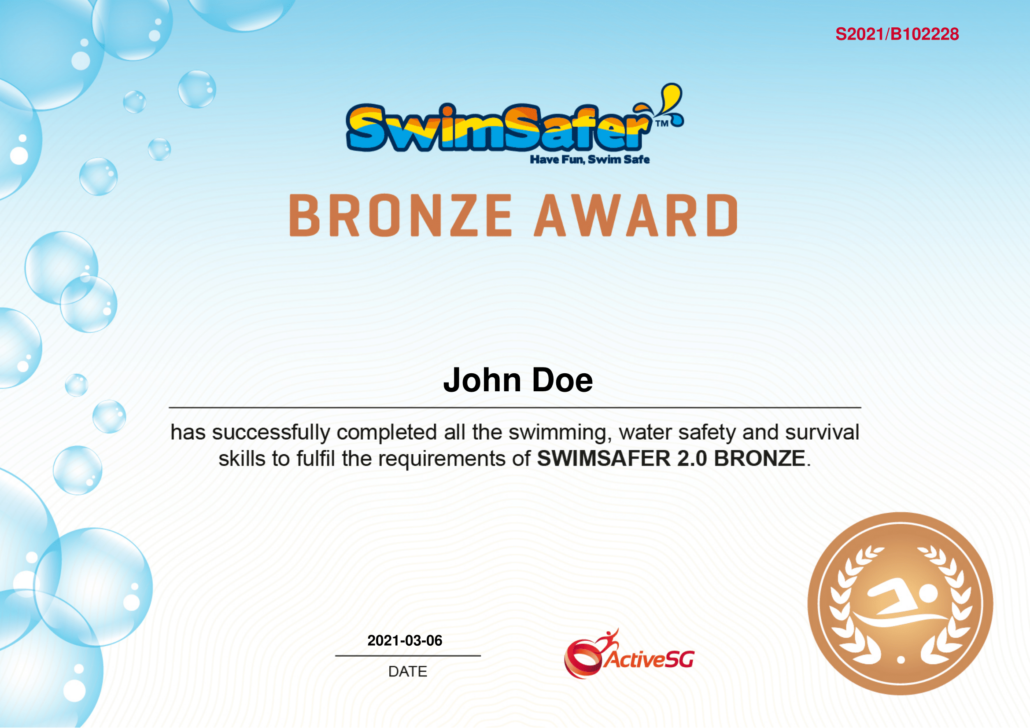 SwimSafer Stage 4 (Bronze)
