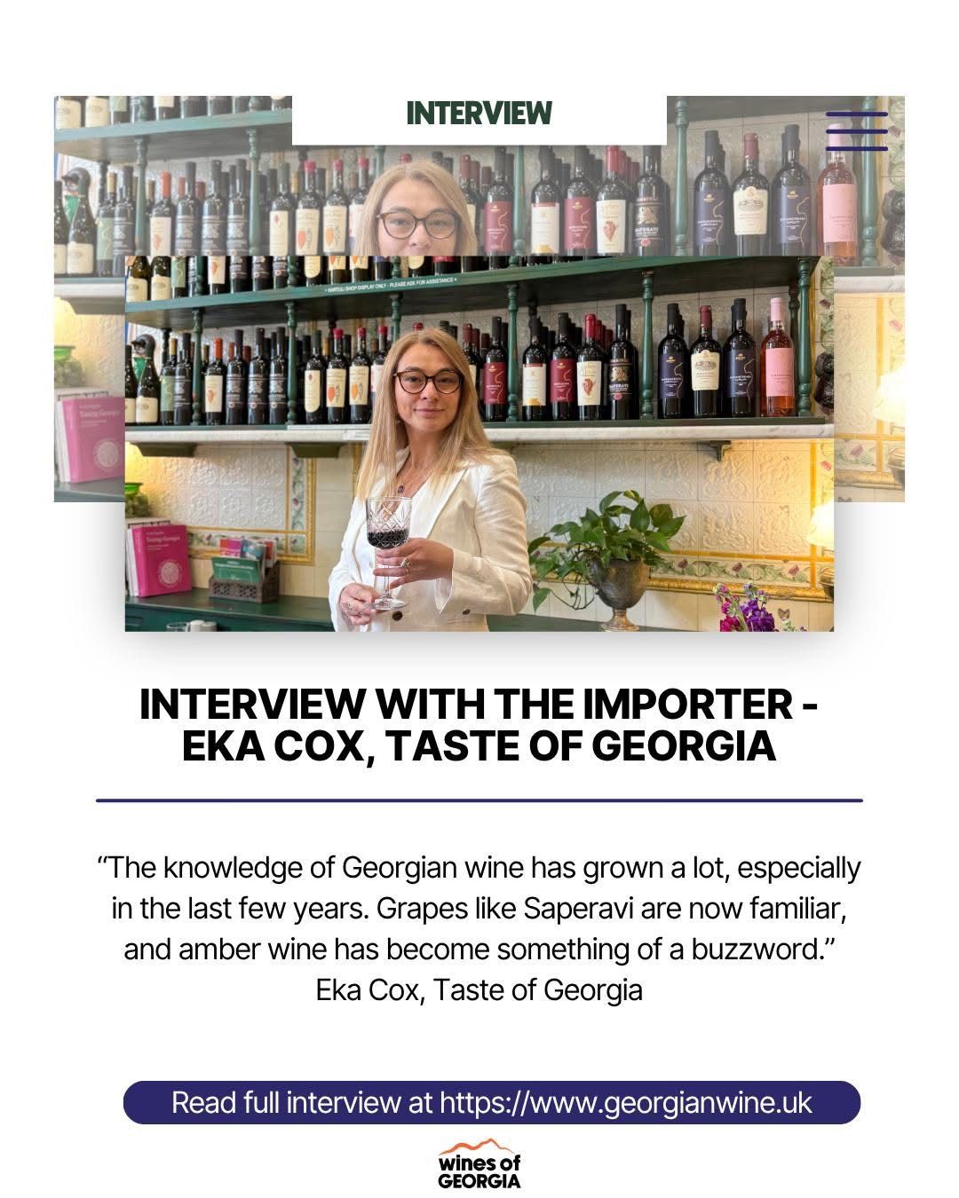Interview with the Importer - Eka Cox, Taste of Georgia