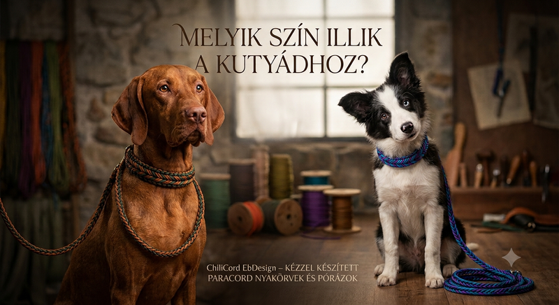 Melyik szín illik a kutyádhoz? Így válassz paracord színkombinációt