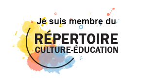 Je suis membre du Répertoire Culture-Éducation