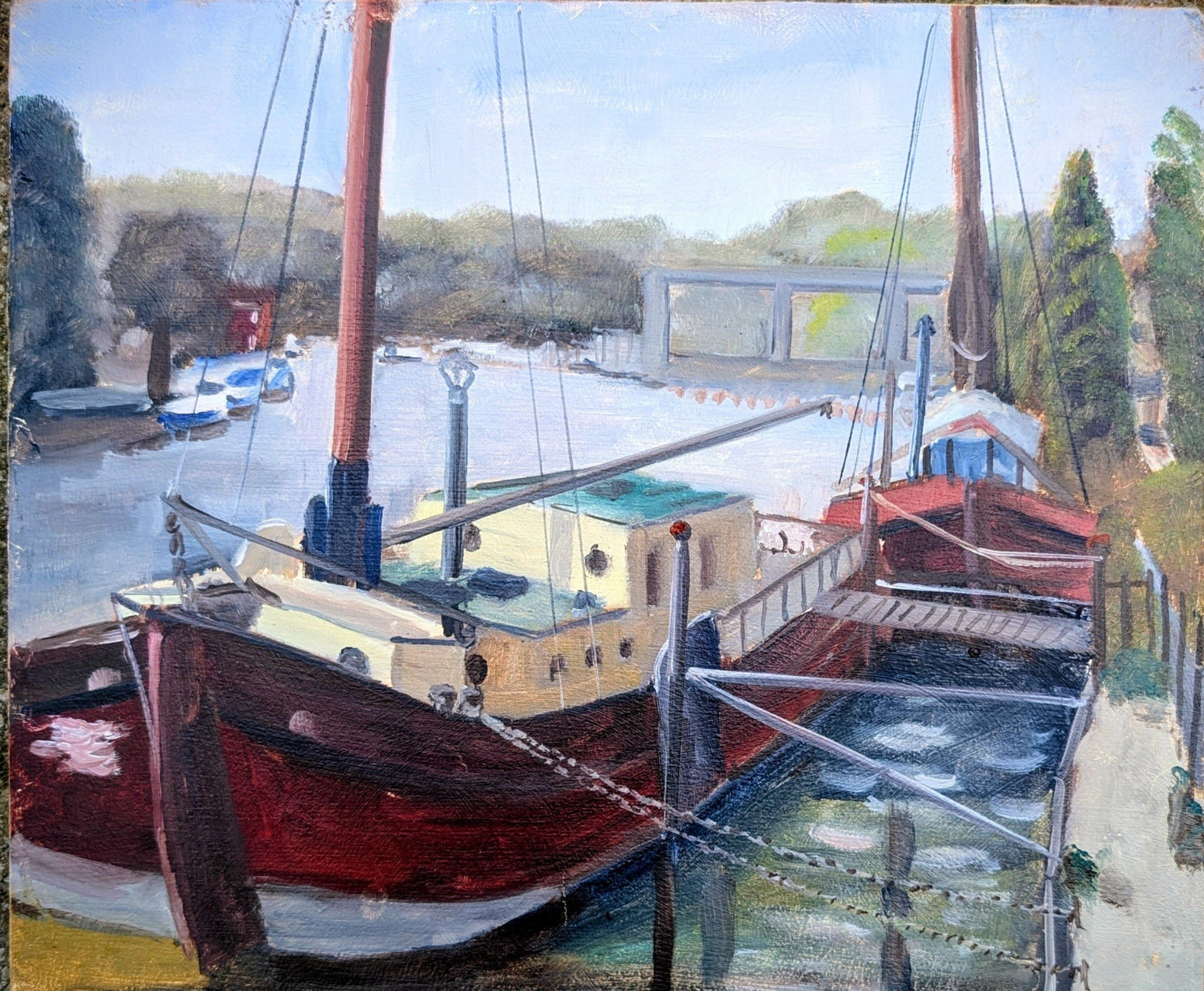 Barge at Alington