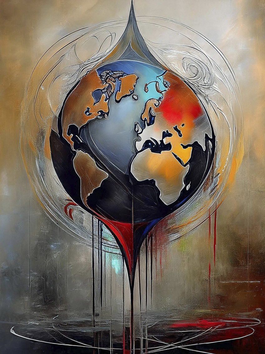 un monde flottant