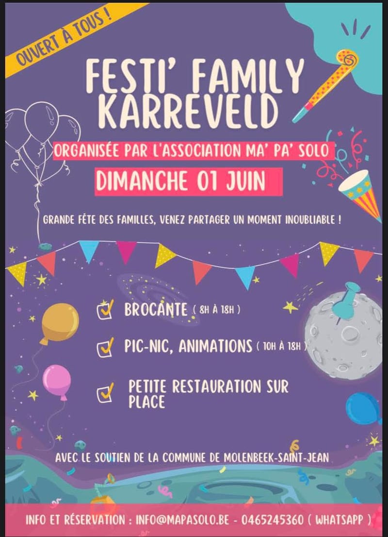 Festi’ Family Karreveld – Une 3e édition placée sous le signe du partage !