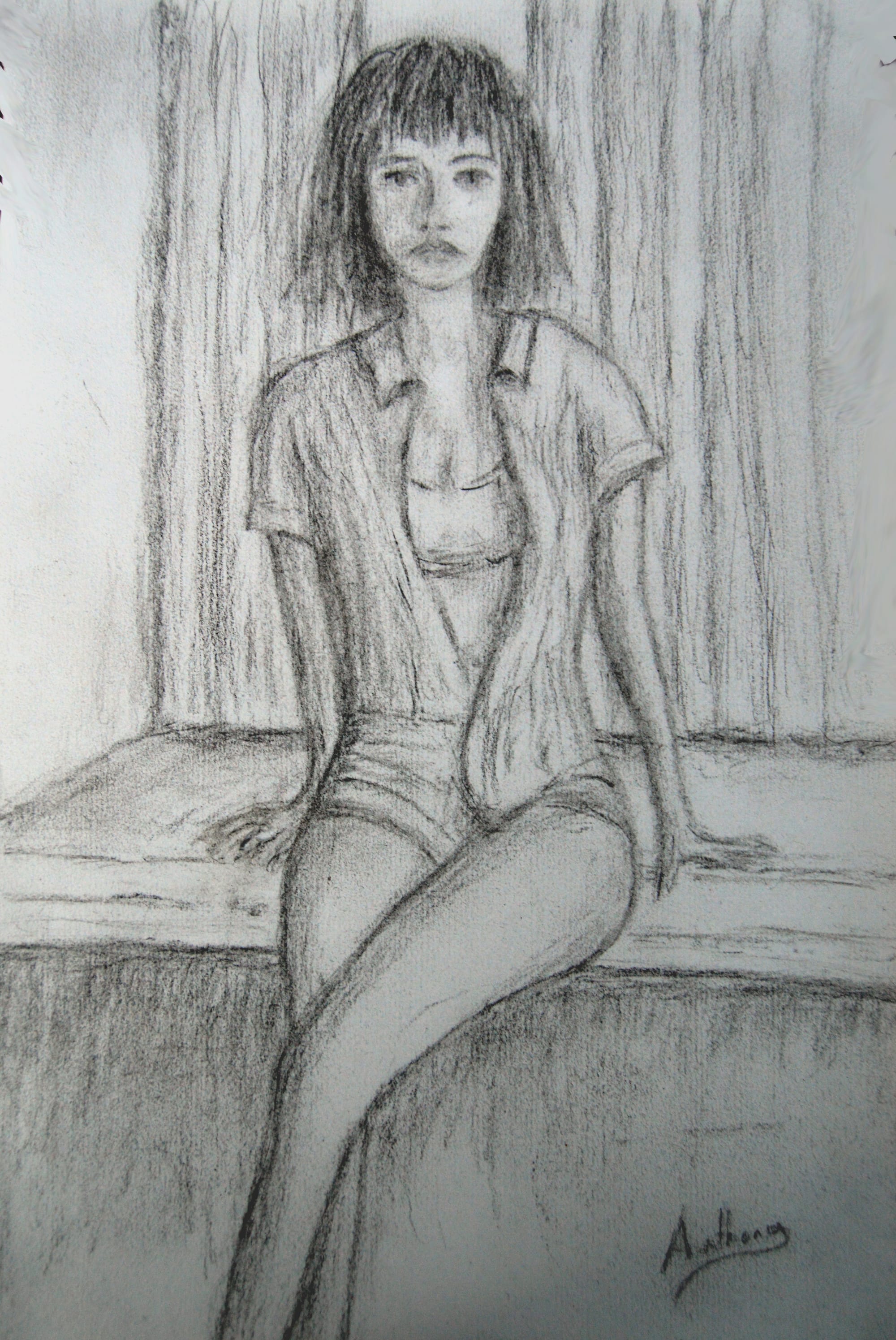 "Young Lady Seated"
