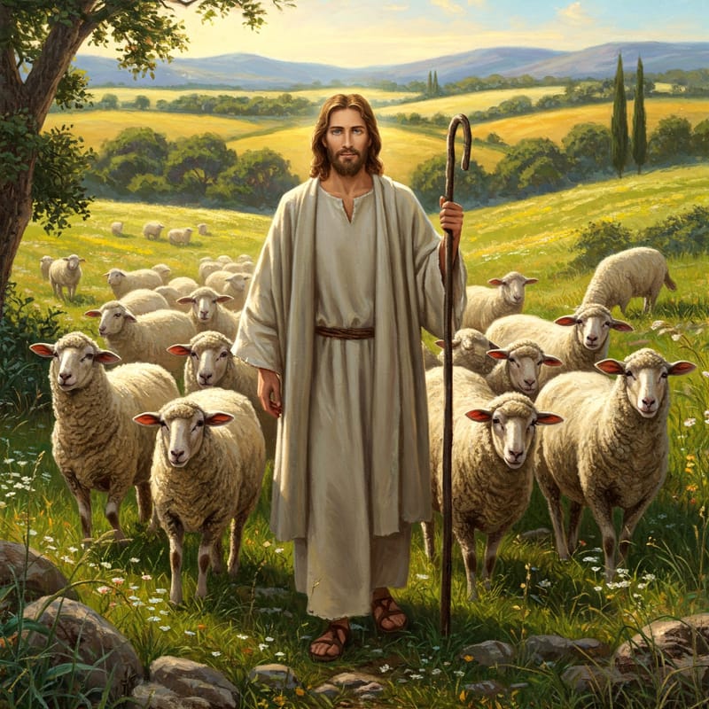 My Sheep Hear My Voice, I Know Them and They Follow Me