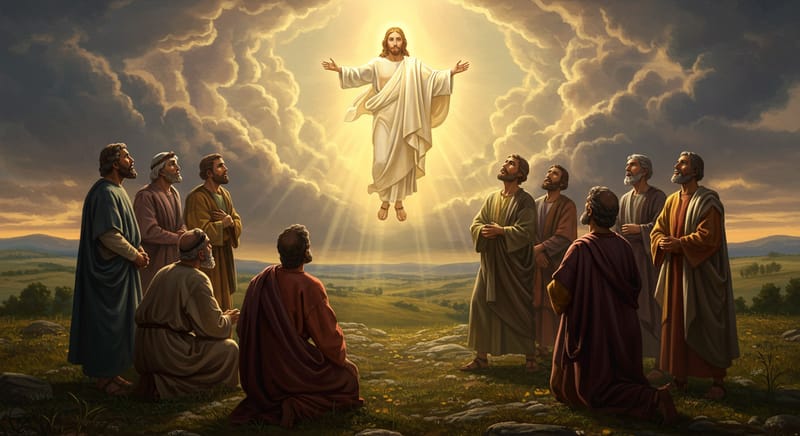 Jesus Ascended into Heaven