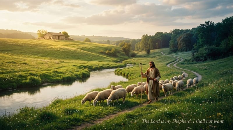 The Lord is My Shepherd; there is Nothing I shall Want