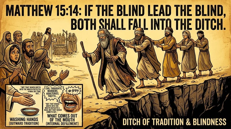 It is what comes out of you that Defiles You