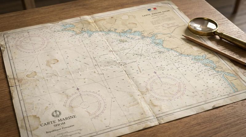 SYMBOLES UTILISES SUR LES CARTES MARINES